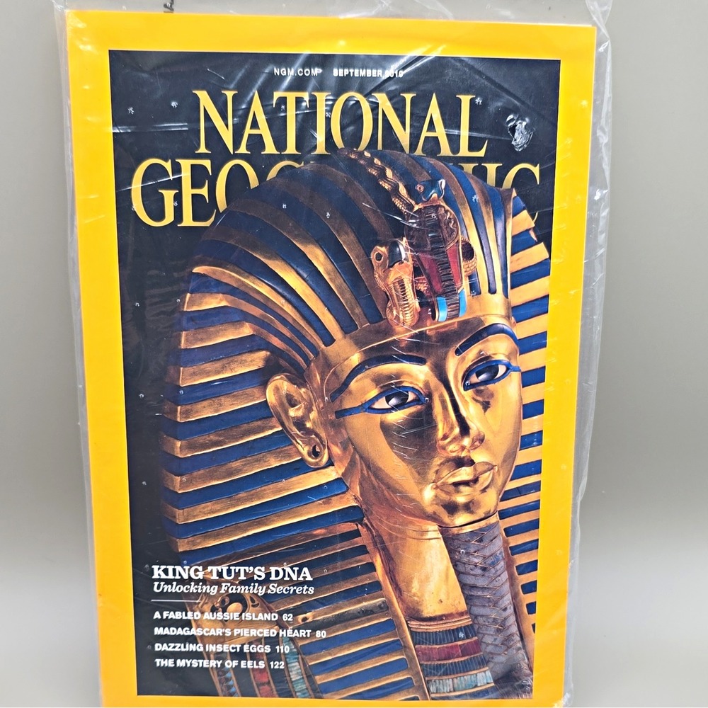 National Geographic Sep 2010 "King Tut's DNA" Illustrated, English